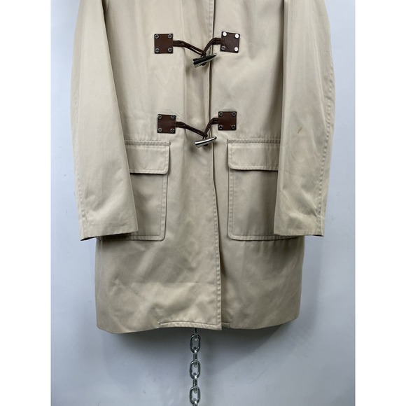 Michael Kors Duffle Coat Toggle Button Up Flap Pockets - Picture 3 of 12